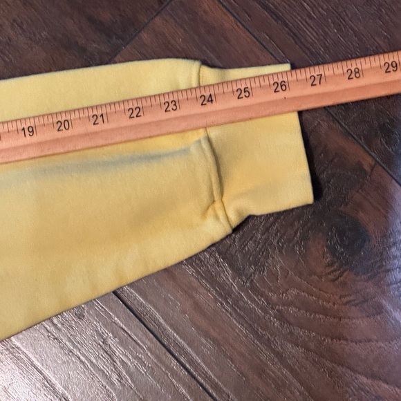 North Face Hoodie Men's Large Box NSE Pullover Yellow Black Box Outdoors Hiking - Picture 13 of 14